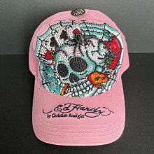 Ed Hardy 帽 現貨 水鑽 骷髏頭 稀有粉色  潮帽 卡車帽 老帽 美國姐妹屋