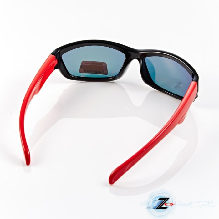 【Z-POLS】兒童款矽膠軟質彈性舒適REVO多層膜電鍍紅Polarized寶麗來偏光太陽眼鏡(抗紫外線UV400兒童)