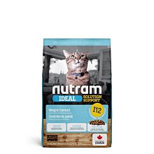 【阿肥寵物生活】加拿大Nutram紐頓-I12體重控制貓雞肉碗豆 1.13kg