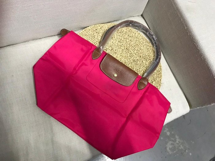 雪兒精品 Longchamp 龍驤 防潑水面料 2605中號長柄 中號深紫色 餃子包 單肩包 手提包 女包