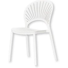 23W【新北蘆洲~嘉利傢俱】昆廷白色餐椅-編號 (W707-2)