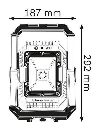 台北益昌 德國 BOSCH GLI 18V-1900 C 鋰電 18V 照明燈 工作燈 探照燈 露營 單主機