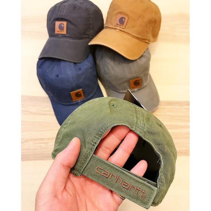 現貨 Carhartt Odessa cap  經典款 水洗皮標 老帽