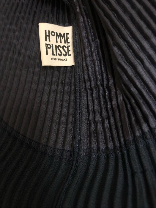 二手美品】ISSEY MIYAKE HOMME PLISSE 丈藍色西裝外套三宅一生HOMME