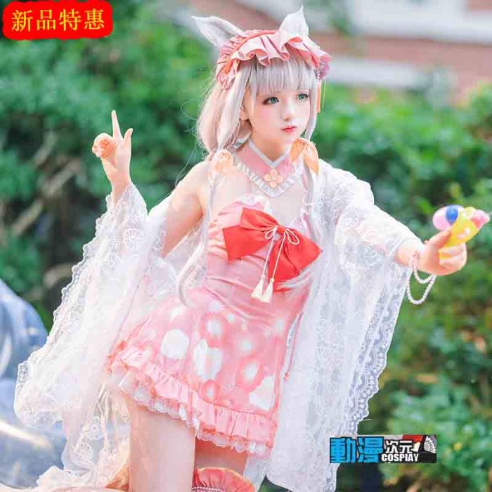 [動漫次元]新款公主連結Re:Dive泳裝真步cosplay服裝女夏季泳衣水狐狸cos服COSTJ.529