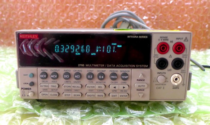 KEITHLEY 2700 MULTIMETER/DATA ACQUISITION SYSTEM PLC 控制器 變頻器