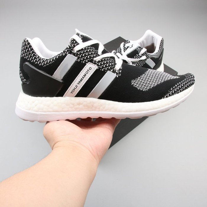 Adidas Y-3 Pure Boost ZG 黑白太極休閒運動慢跑鞋AQ5731 男鞋| Yahoo