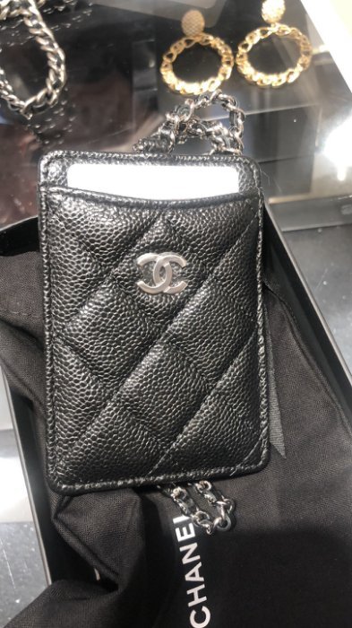 BN Chanel Lanyard Card holder, Luxury, Accessories on Carousell