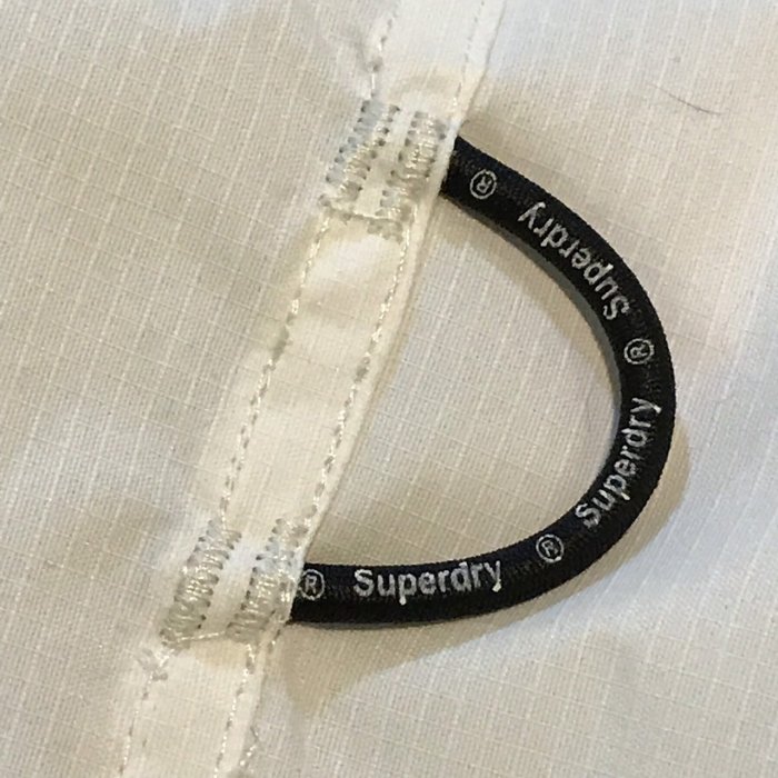 【出清現貨】100%真品Superdry 極度乾燥 風衣外套 女款 防風防潑水 機能外套 白色 黑內刷毛