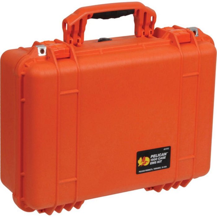 24期 怪機絲 美國派力肯 PELICAN 1500 EMS 氣密箱 含泡棉 橘 攝錄影器材 安全防護箱