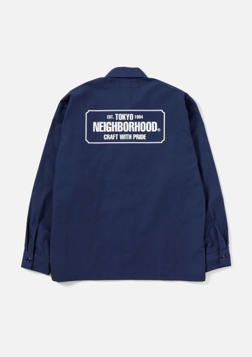 日貨代購CITY】2023SS NEIGHBORHOOD CLASSIC WORK SHIRT LS 襯衫現貨