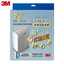 3M 10坪 淨呼吸空氣清淨機-極淨型 除臭加強專用濾網 T20AB-ORF