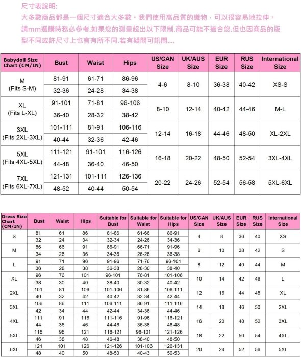 外銷歐美大碼睡衣 M-7XL 加大尺碼性感蕾絲誘惑透明薄紗睡衣 加大碼情趣睡衣 性感睡衣/FF-010002