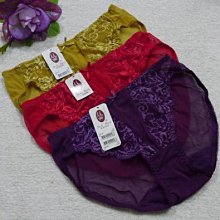 【Mode Marie】曼黛瑪璉【F8248】繡花內褲~M~紫,紅,淺棕~紗褲