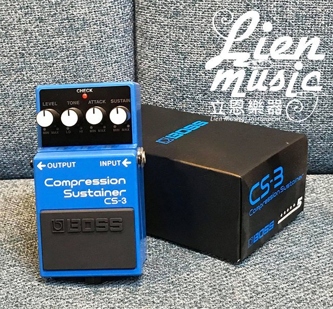 『立恩樂器 效果器專賣』免運公司貨保固 BOSS CS-3 Compression Sustainer壓縮效果器 CS3