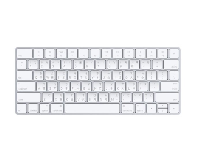 *蝶飛*21.5吋 27吋 2代最新2015 iMac Magic keyboard 2 鍵盤膜 A1644 無線鍵盤膜