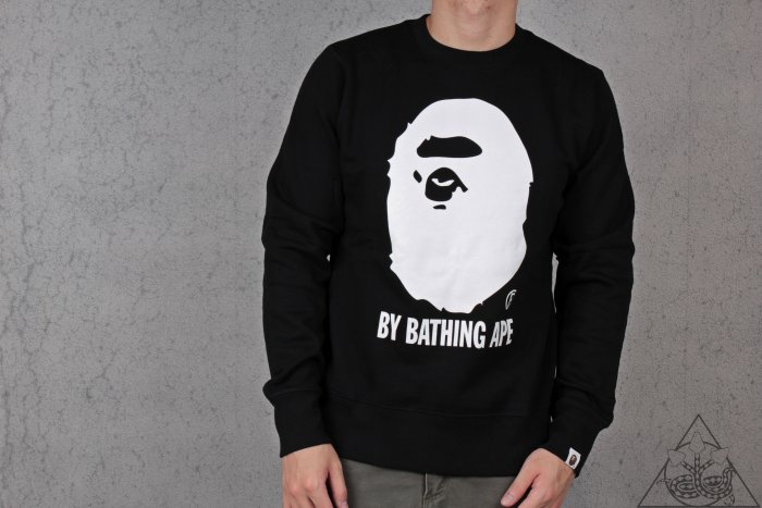 【HYDRA】A Bathing Ape Big Head Sweater大學T 衛衣 刷毛 鋪棉【BAPE19】