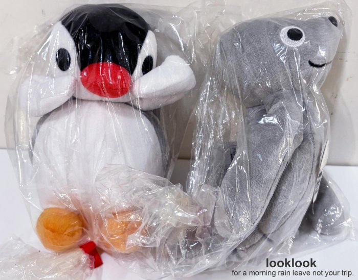 【全新日本景品】企鵝家族 Pingu Pinga 麻糬企鵝立體充棉小娃娃 卡通企鵝造型絨毛玩偶 安撫娃娃