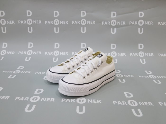 【Dou Partner】CONVERSE ALL STAR LIFT 低筒 增高厚底 女款 白色 560251C