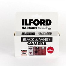 【高雄四海】ILFORD XP2 CAMERA BLACK&WHITE 即可拍相機．27張一次性相機．附閃光燈．現貨