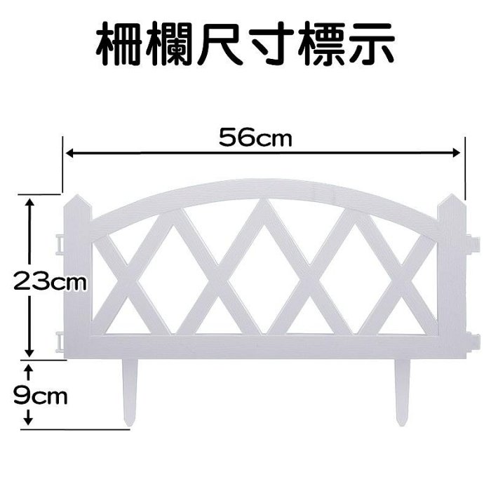 【珍愛頌】N170 PVC塑料柵欄 園藝柵欄 可拼接 園藝護欄 花園圍欄 圍籬 圍牆 柵欄 景觀 花園裝飾 園藝造景