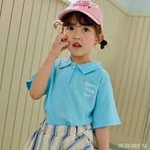 S(9)~XL(15) ♥上衣(天空藍) BEBE BRUNI-2 24夏季 BEB240426-040『韓爸有衣正韓國童裝』~預購