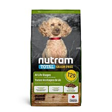 【阿肥寵物生活】 加拿大Nutram紐頓-T29無穀迷你犬 羊肉2KG