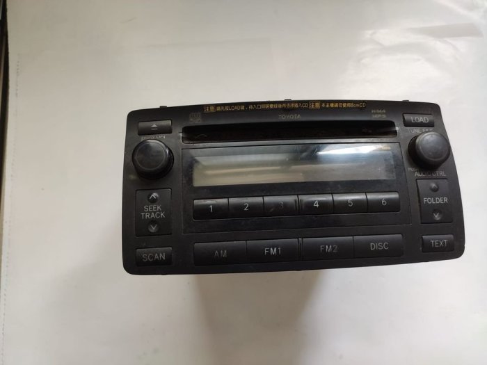 未測試 二手 TOYOTA ALTIS 原廠音響 Panasonic CQ-ES7681 音響主機-1 台中可自取