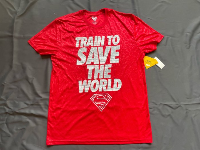 全新DC Comics超人Superman Train to Save the World運動短TSZ M/L台中可面交