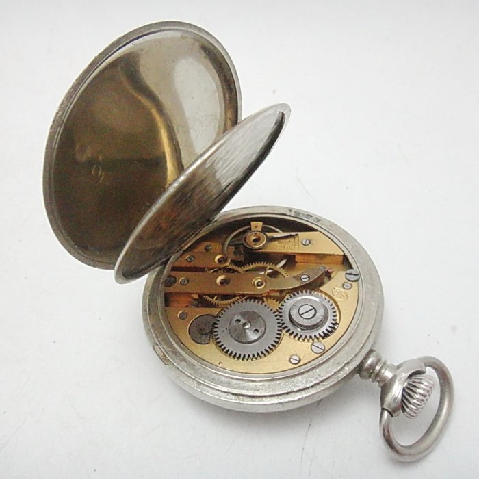 【timekeeper】 1910年瑞士製Gedeon Thommen Revue 10石小秒針懷錶(免運)