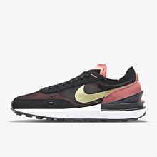 南 2021 7月 NIKE WAFFLE ONE 女 運動鞋 黑金色 DC2533-002 小 SACAI 復古休閒