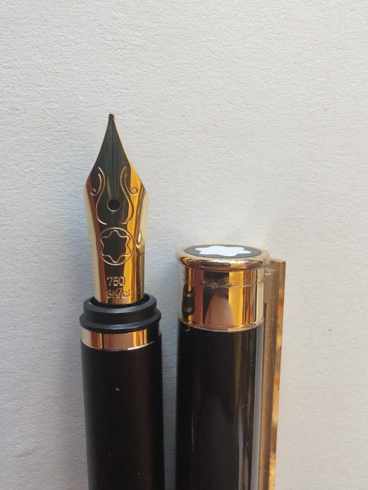 montblanc noble 萬寶龍貴族鋼筆 18K 750 F尖