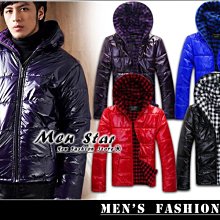【Men Star】免運費 韓版超亮色鋪棉外套 / 刷毛外套 保暖外套 男 女 / 媲美 LEE G2000 H&M