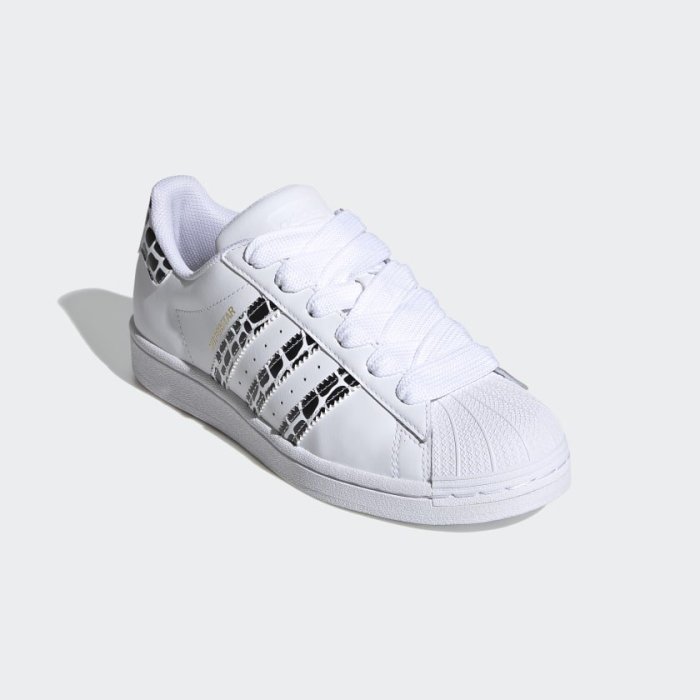 南◇2020 6月ADIDAS SUPERSTAR 白底豹紋印花休閒鞋FV3452 全白三葉草女