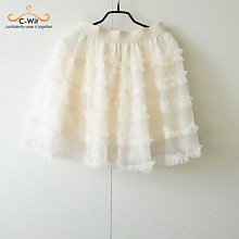╭＊一元起標～當 我 們 在 衣 起C-WIT＊╯全新韓國製縮腰層次甜美裙