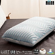 【LUST】冰絲 Ice Cold記憶枕 /冰凍紗 親水綿/特大款/ 體感降涼6度C 瞬間涼感/冰絲/麻將涼蓆