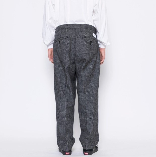 Papas Wool Tweed Pants (Trousers) Grey XL