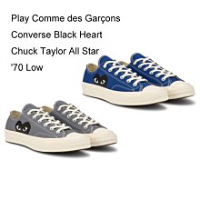 【日貨代購CITY】 Converse CDG PLAY All Star 70S 川久保玲 黑心 低筒 帆布鞋 現貨