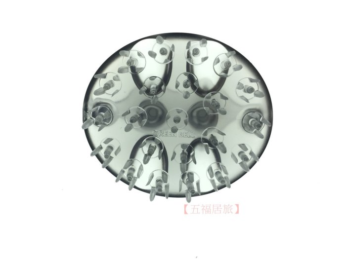綠鐘頭皮刷【五福居旅】SE026 綠鐘 頭皮刷 頭皮按摩 頭皮清潔 護髮 美髮用品