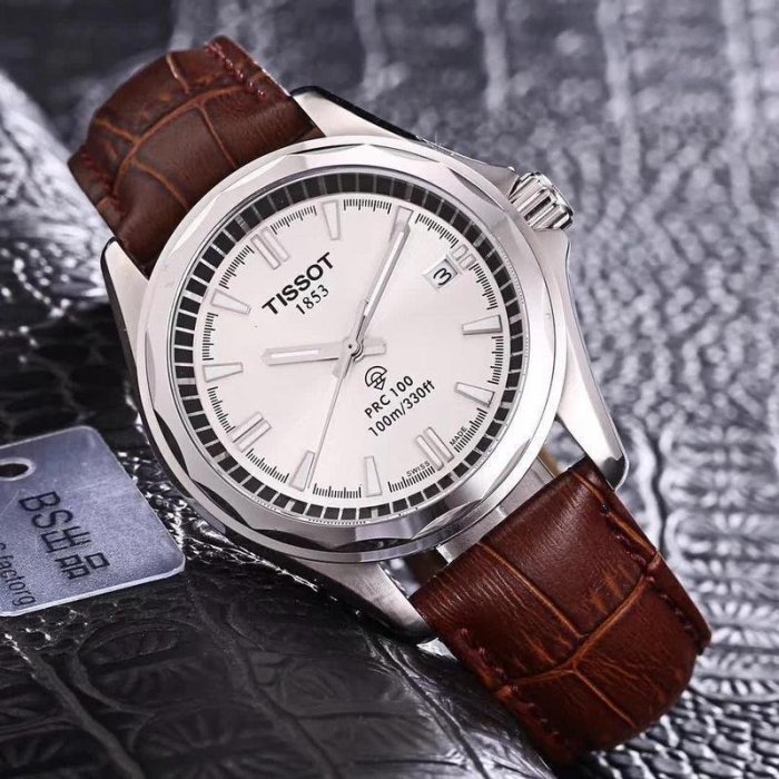 熱銷特惠 店家實拍天梭【TISSOT】全新真品PRC100系列​ 機械男錶 簡約男士三針機械腕錶 原裝龍頭.不鏽鋼自動上鏈明星同款 大牌手錶 經典爆款