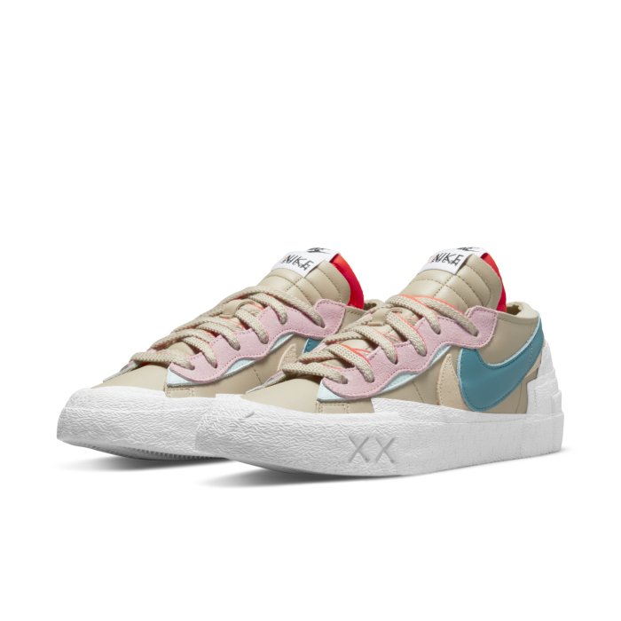 KAWS×sacai×Nike Blazer Low Neptune Blue - 靴