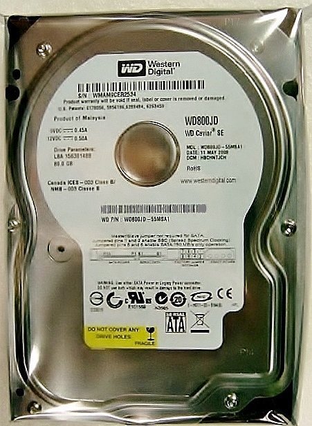 保固1年【小劉硬碟批發】全新庫存有靜電袋WD Hitachi Seagate 3.5吋80G SATA7200轉電腦硬碟