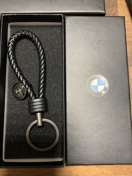 BMW精品專用皮編 鑰匙圈BV鎖匙圈原廠贈品 bmw皮套not Mpower 送禮生日交換禮物