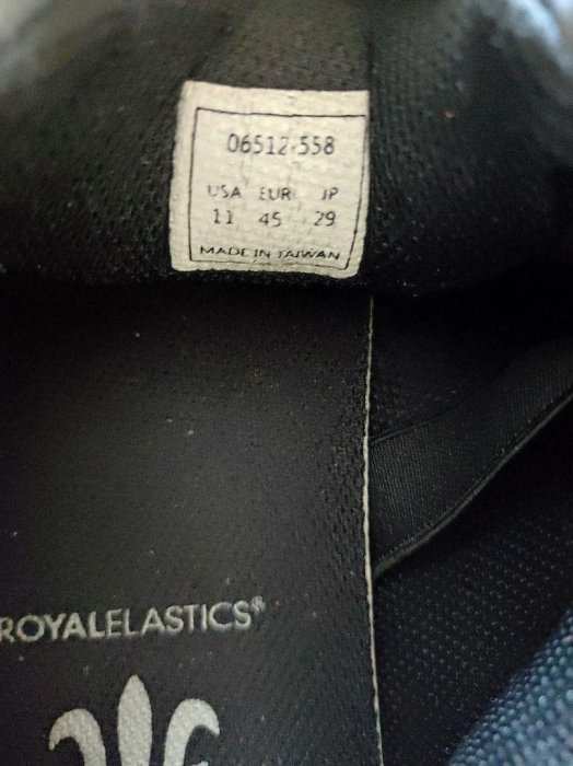 Royal Elastics ICON2.0 深藍灰真皮潮流運動休閒鞋 (男) 06512-558 - US11，原價4570