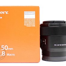 【高雄青蘋果3C】Sony FE 50mm f2.8 SEL50M28 二手 定焦鏡 全片幅鏡頭 公司貨 #87532