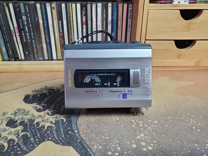 原裝sony索尼tcm500磁帶機卡帶機隨身聽