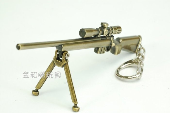 台中.彰化（（金和勝玩具））古銅色 M700 狙擊步槍 吊飾 3939