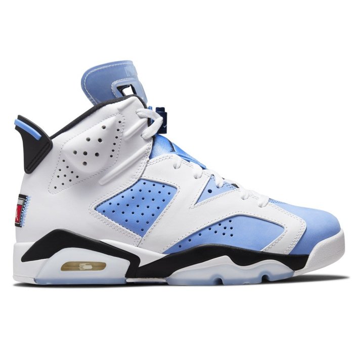 預購商品】NIKE AIR JORDAN 6 RETRO UNC 白北卡藍【CT8529-410