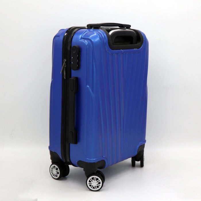 行李箱 金屬 20寸萬向輪拉桿箱ABS商務密碼鎖旅行箱防摔登機行李箱包