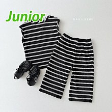 JS~JL ♥套裝(條紋) DAILY BEBE-2 24夏季 DBE240430-215『韓爸有衣正韓國童裝』~預購